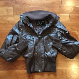 Faux  Deb Leather Jacket